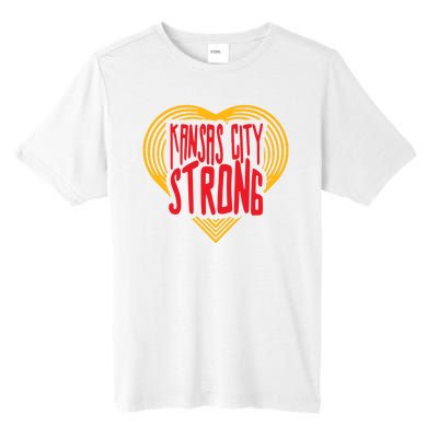 Kansas City Strong Heart Tall Fusion ChromaSoft Performance T-Shirt