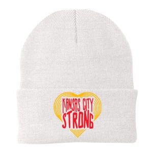 Kansas City Strong Heart Knit Cap Winter Beanie