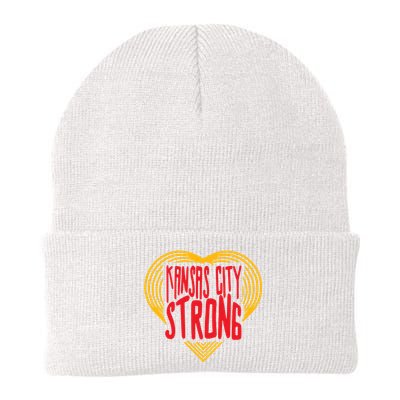 Kansas City Strong Heart Knit Cap Winter Beanie