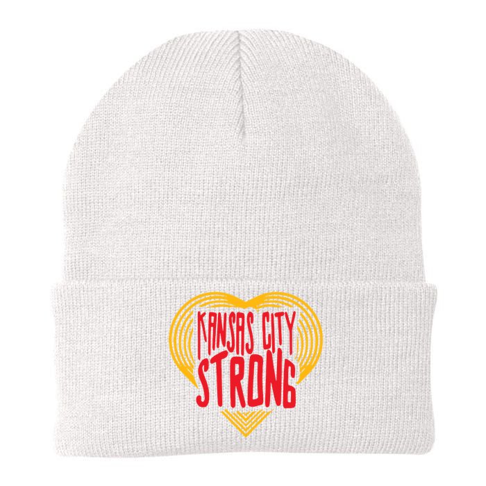 Kansas City Strong Heart Knit Cap Winter Beanie