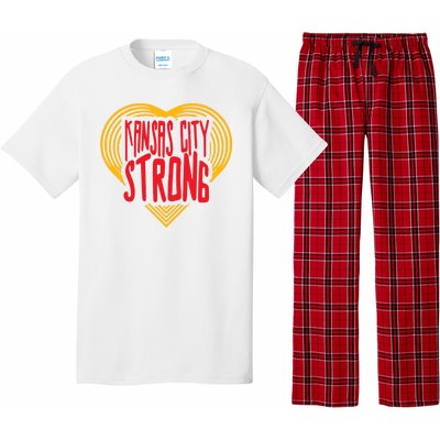 Kansas City Strong Heart Pajama Set