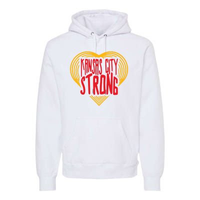 Kansas City Strong Heart Premium Hoodie