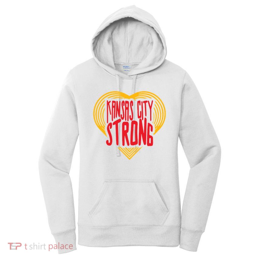 Kansas City Strong Heart Women's Pullover Hoodie