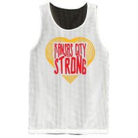 Kansas City Strong Heart Mesh Reversible Basketball Jersey Tank