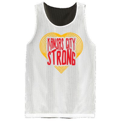 Kansas City Strong Heart Mesh Reversible Basketball Jersey Tank