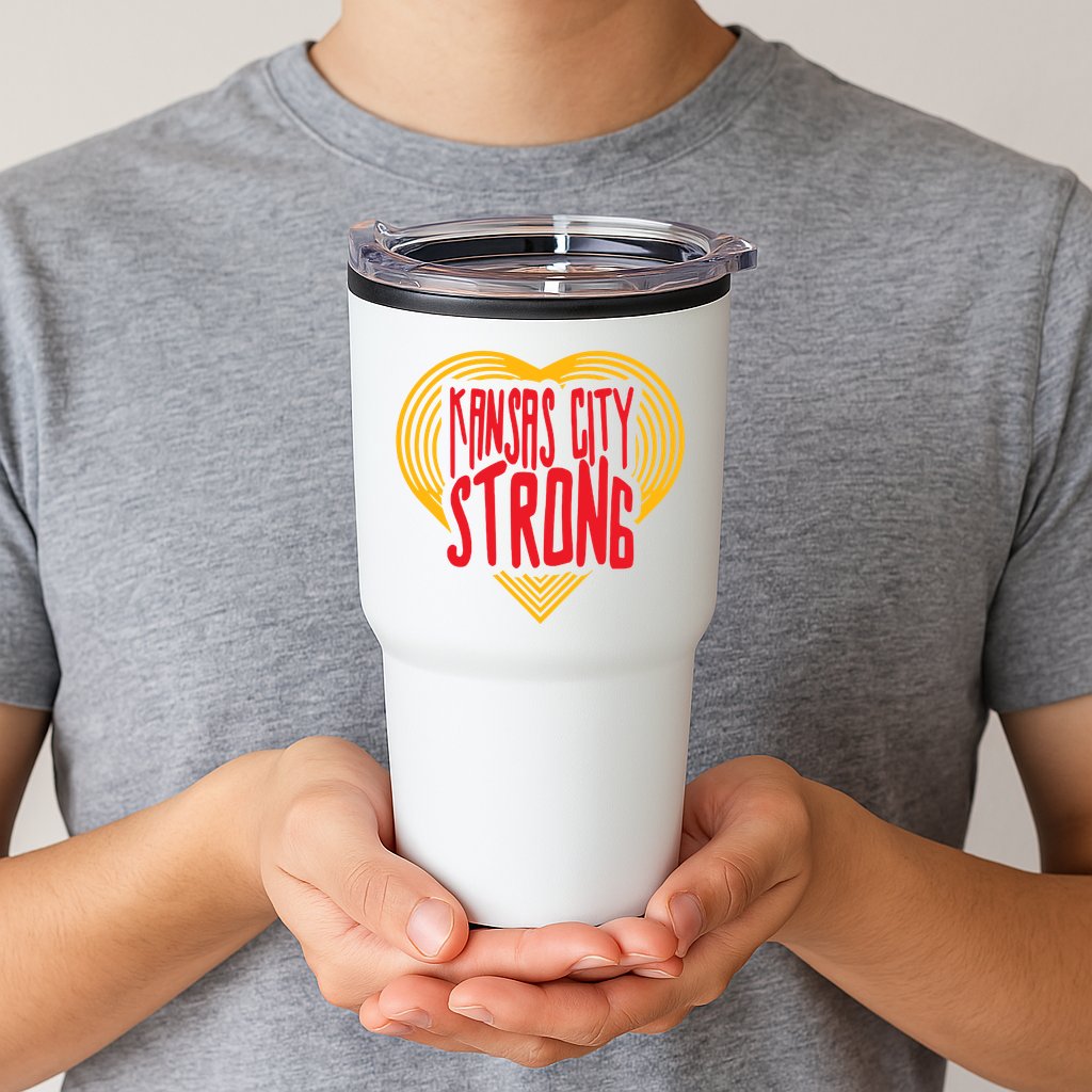 Kansas City Strong Heart Tumbler