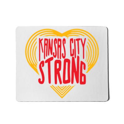 Kansas City Strong Heart Mousepad