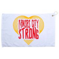 Kansas City Strong Heart Grommeted Golf Towel