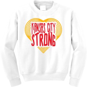 Kansas City Strong Heart Kids Sweatshirt