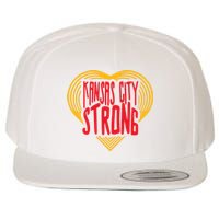 Kansas City Strong Heart Wool Snapback Cap