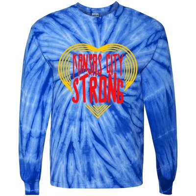 Kansas City Strong Kc Strong Tie-Dye Long Sleeve Shirt