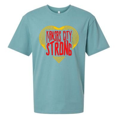 Kansas City Strong Kc Strong Sueded Cloud Jersey T-Shirt