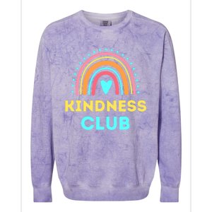 Kindness Club - School Kindness Club Shirt Colorblast Crewneck Sweatshirt