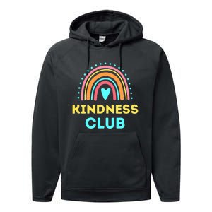 Kindness Club - School Kindness Club Shirt Performance Fleece Hoodie