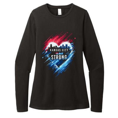 Kansas City Strong Kc Strong Womens CVC Long Sleeve Shirt