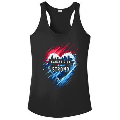 Kansas City Strong Kc Strong Ladies PosiCharge Competitor Racerback Tank