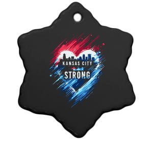 Kansas City Strong Kc Strong Ceramic Star Ornament