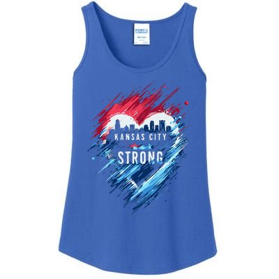 Kansas City Strong Kc Strong Ladies Essential Tank