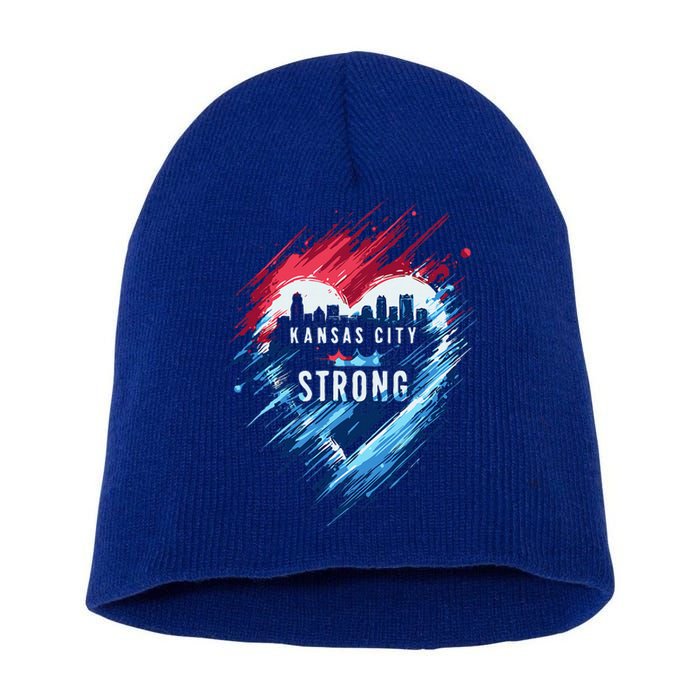 Kansas City Strong Kc Strong Short Acrylic Beanie