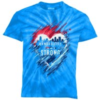 Kansas City Strong Kc Strong Kids Tie-Dye T-Shirt