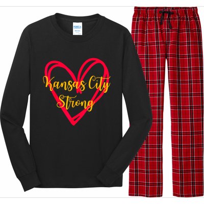 Kansas City Strong Long Sleeve Pajama Set