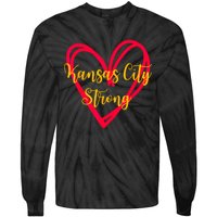 Kansas City Strong Tie-Dye Long Sleeve Shirt