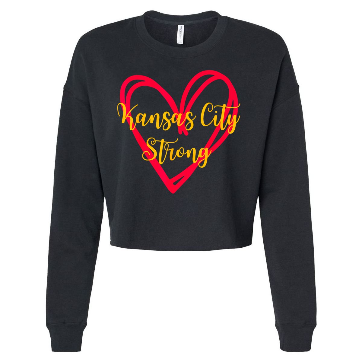 Kansas City Strong Cropped Pullover Crew