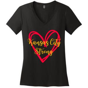 Kansas City Strong Women's V-Neck T-Shirt