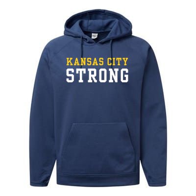 Kansas City Strong Performance Fleece Hoodie