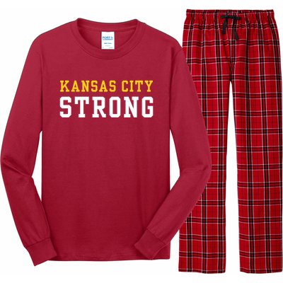 Kansas City Strong Long Sleeve Pajama Set