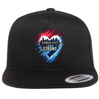 Kansas City Strong Kc Strong Flat Bill Trucker Hat