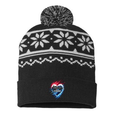 Kansas City Strong Kc Strong USA-Made Snowflake Beanie