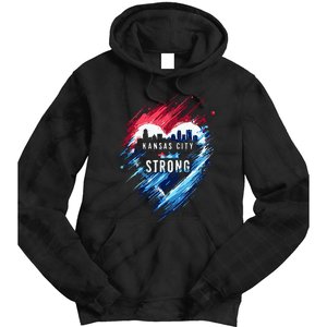 Kansas City Strong Kc Strong Tie Dye Hoodie