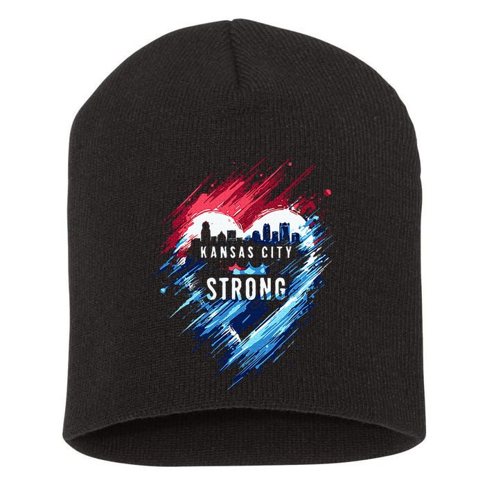 Kansas City Strong Kc Strong Short Acrylic Beanie