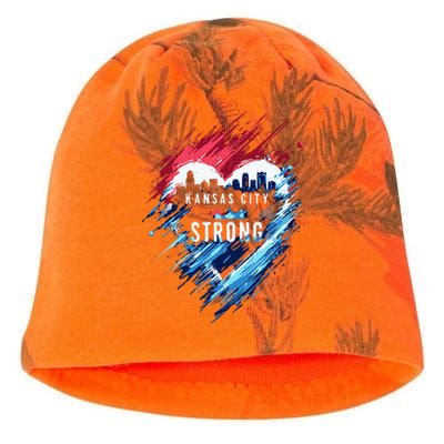 Kansas City Strong Kc Strong Kati - Camo Knit Beanie