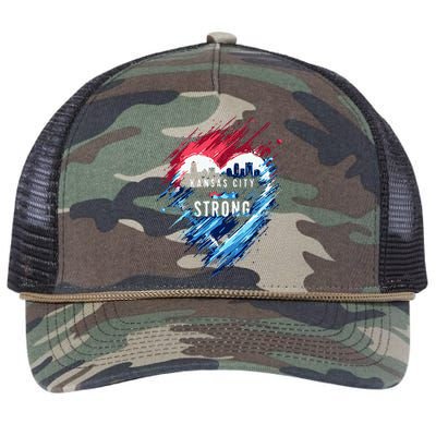 Kansas City Strong Kc Strong Retro Rope Trucker Hat Cap