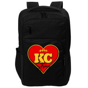 Kansas City Strong Football Heart Awareness Impact Tech Backpack