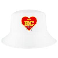 Kansas City Strong Football Heart Awareness Cool Comfort Performance Bucket Hat