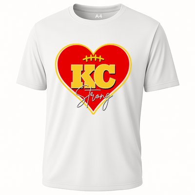 Kansas City Strong Football Heart Awareness Performance Shirt