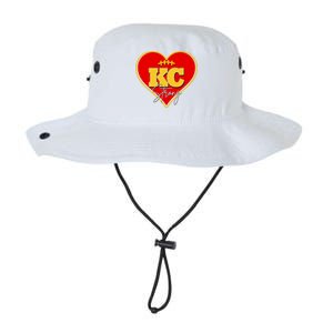 Kansas City Strong Football Heart Awareness Legacy Cool Fit Booney Bucket Hat