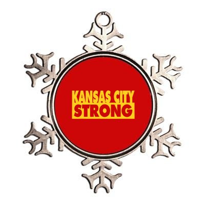 Kansas City Strong Metallic Star Ornament