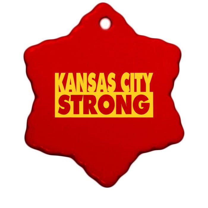 Kansas City Strong Ceramic Star Ornament