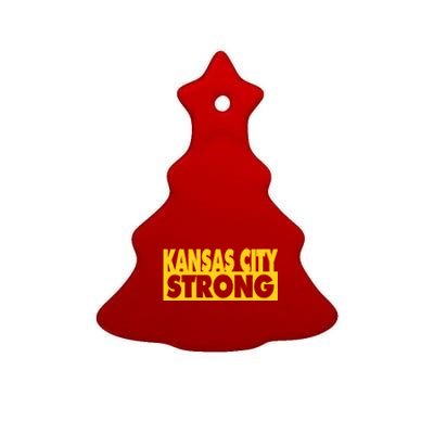 Kansas City Strong Ceramic Tree Ornament