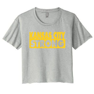 Kansas City Strong Women's Crop Top Tee