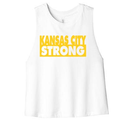 Kansas City Strong Women's Racerback Cropped Tank