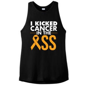 Kidney Cancer Survivor Gift Funny Cancer Awareness Cute Gift Ladies PosiCharge Tri-Blend Wicking Tank