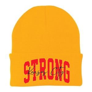 Kansas City Strong Football Awareness Knit Cap Winter Beanie