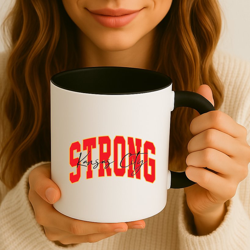Kansas City Strong Football Awareness Mug