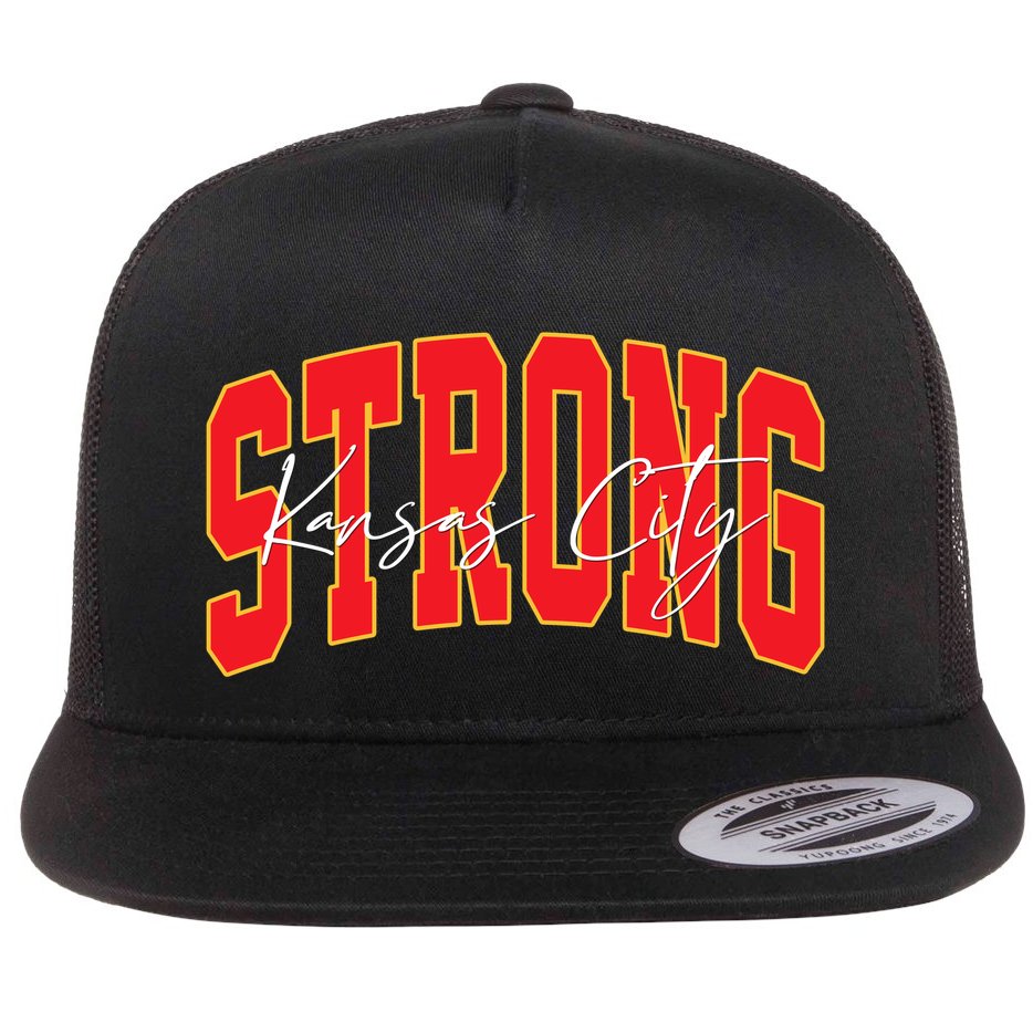 Kansas City Strong Football Awareness Flat Bill Trucker Hat