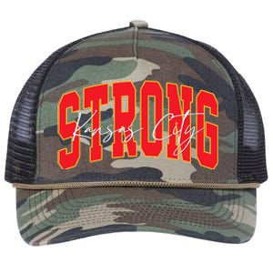 Kansas City Strong Football Awareness Retro Rope Trucker Hat Cap